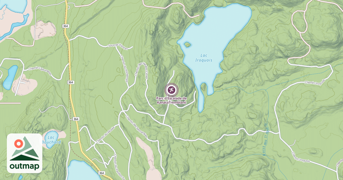Map of Parc d'Escalade de KanataTremblant