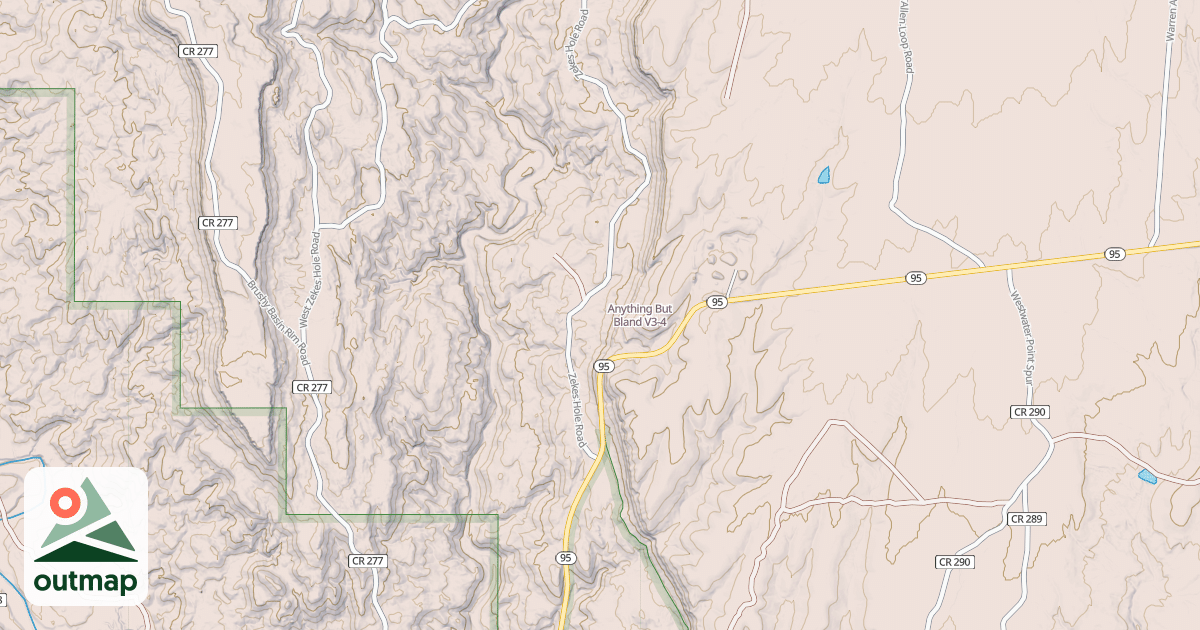 Map of Anything But Bland