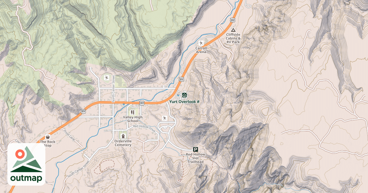 Map of Yurt Overlook #9