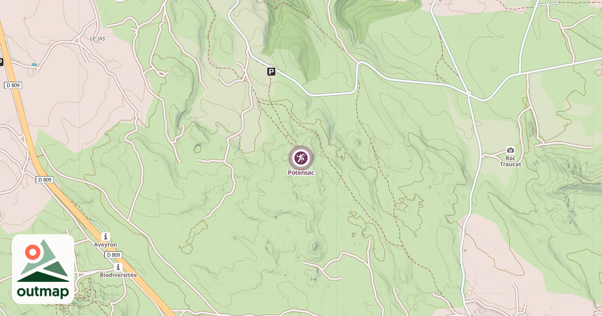 Map of Potensac