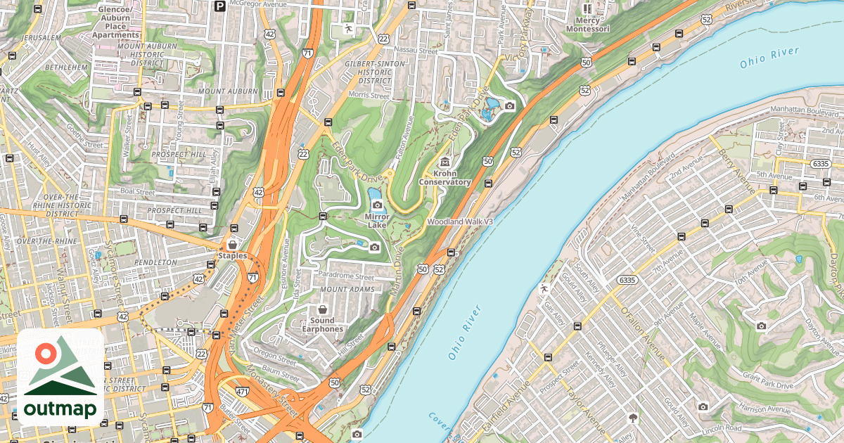 Map of Woodland Walk