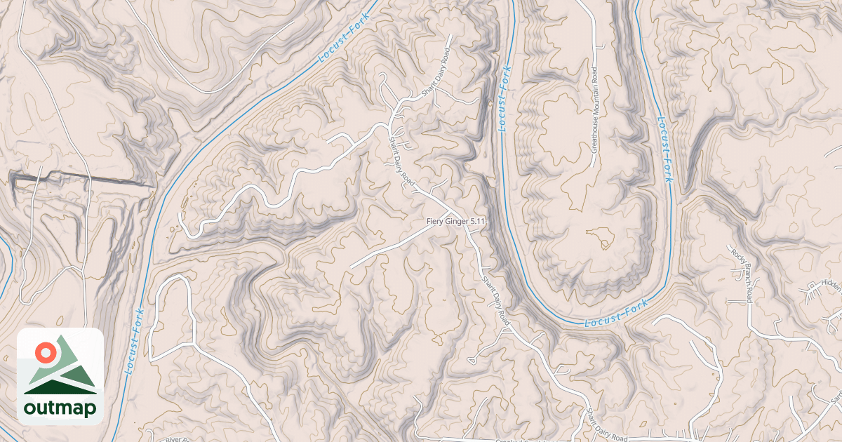Map of Fiery Ginger