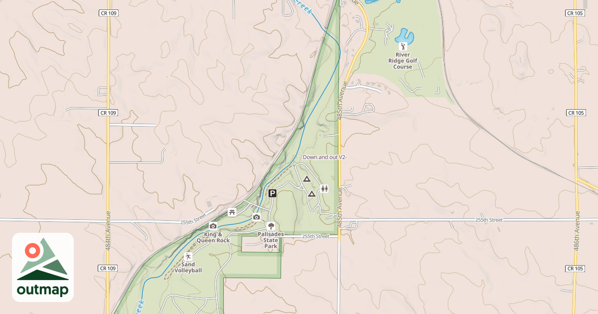 Map of Down and out