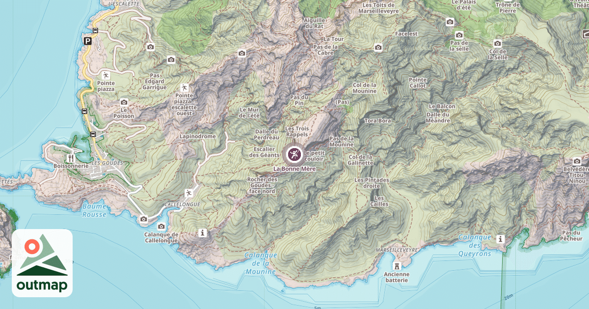Map of La Bonne Mère