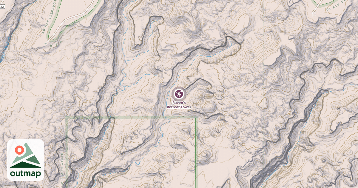 Map of Raven's Retreat Tower