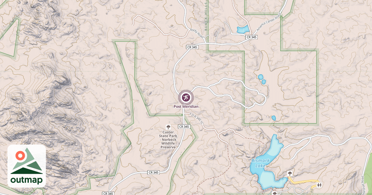 Map of Post Meridian