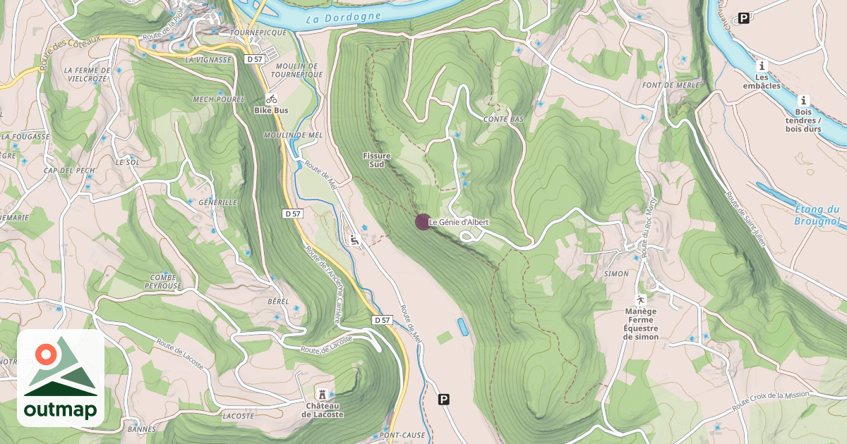 Map of Le Génie d'Albert