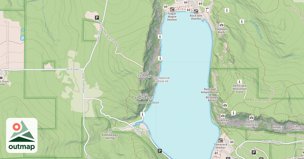 Map of Recreational Vehicle