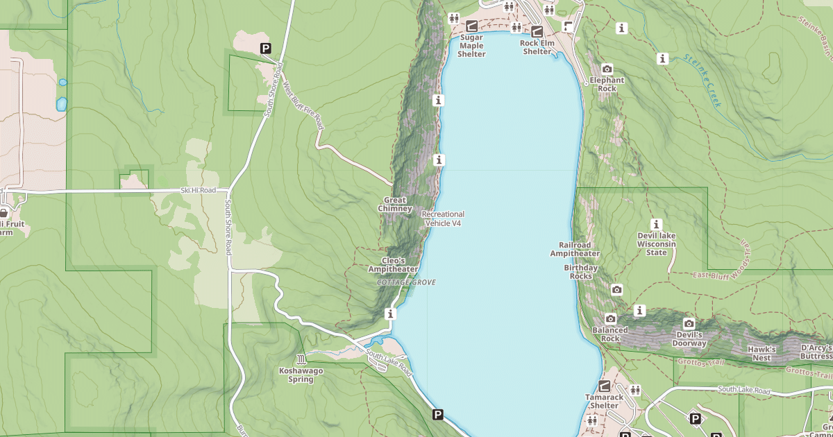Map preview of Recreational Vehicle