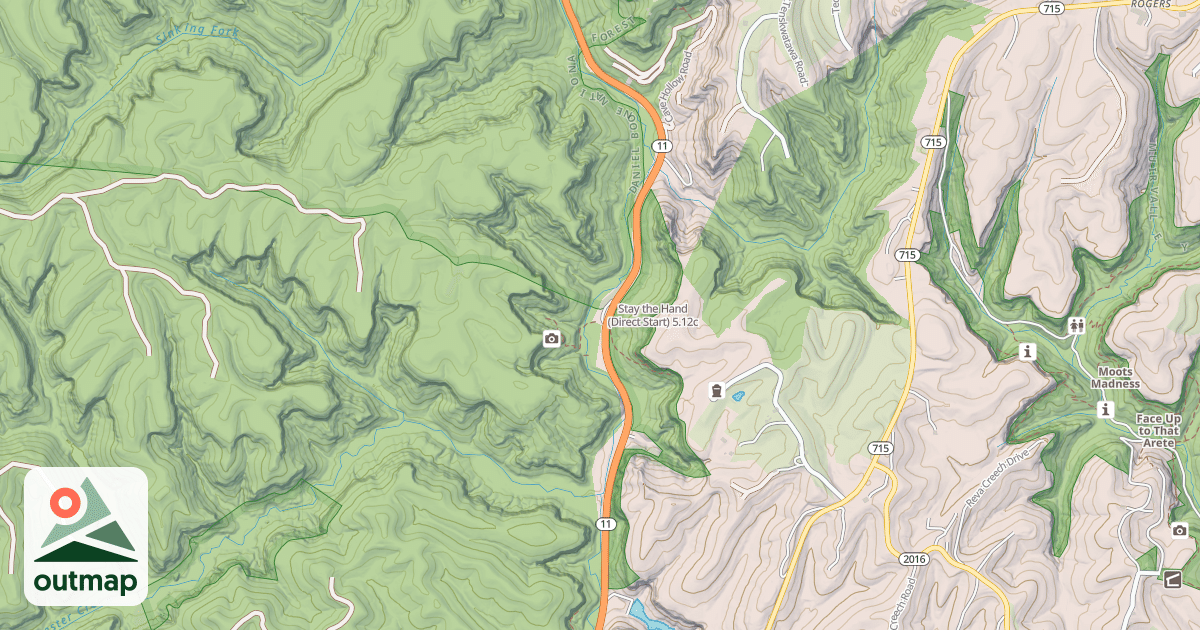 Map of Stay the Hand (Direct Start)