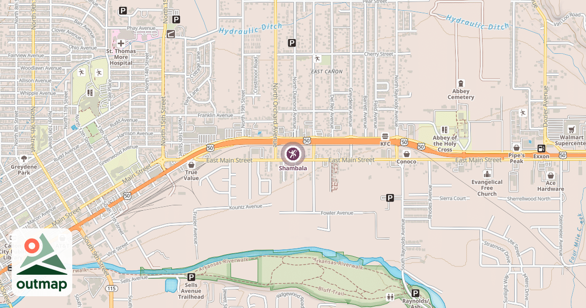 Map of Shambala