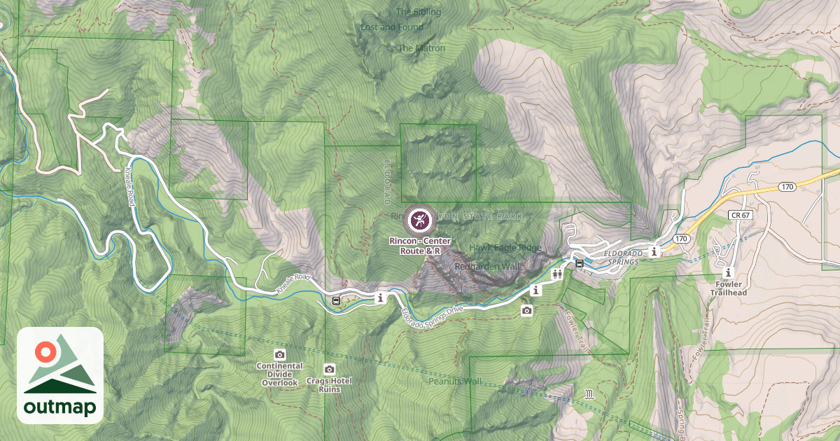 Map of Rincon - Center Route & R