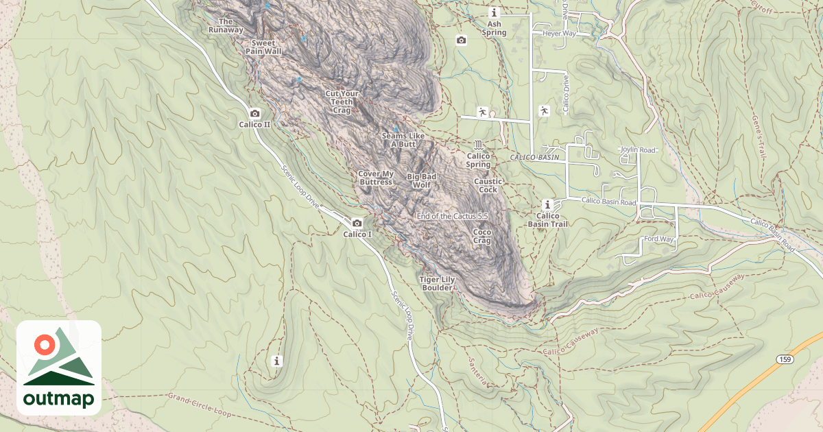 Map of End of the Cactus