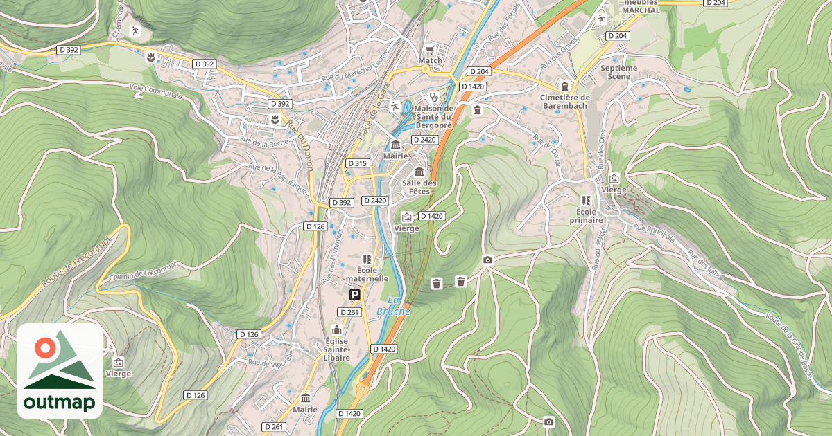 Map of Abri du Château de Schirmeck
