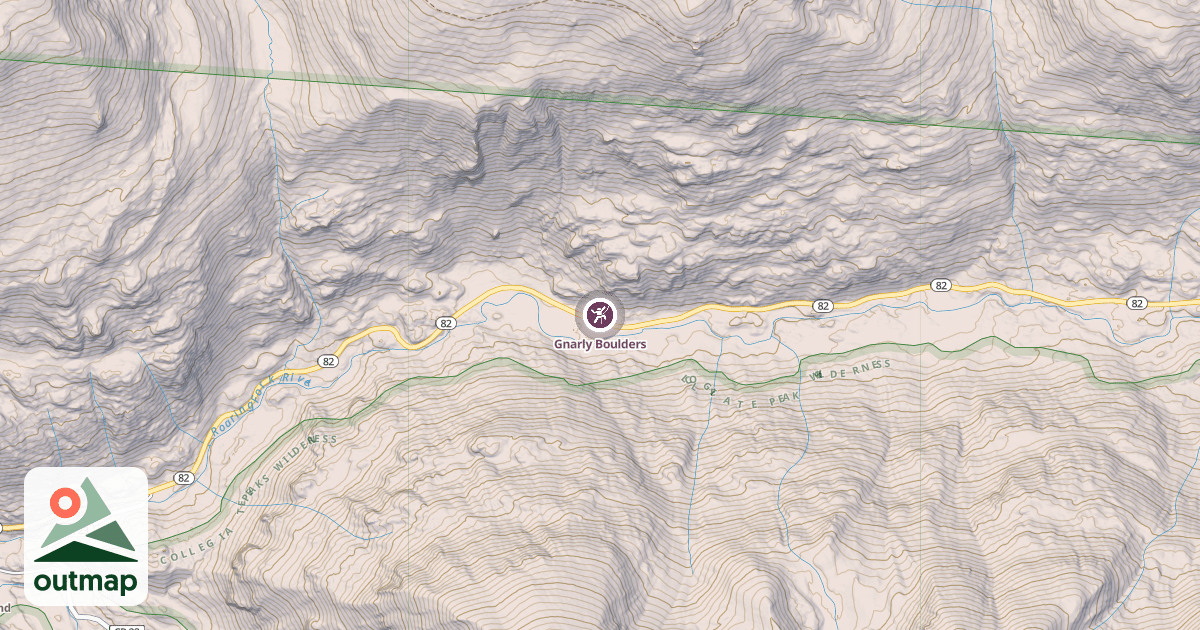 Map of Gnarly Boulders