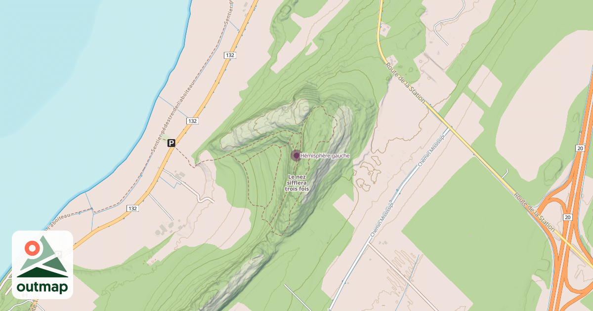 Map of Hémisphère gauche