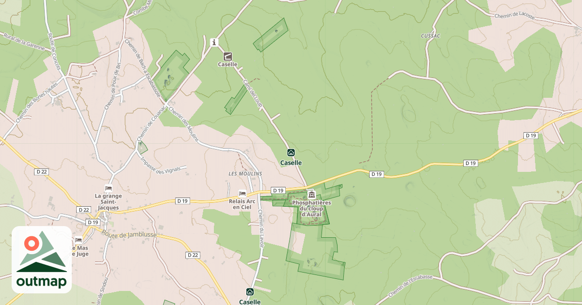 Map of Caselle