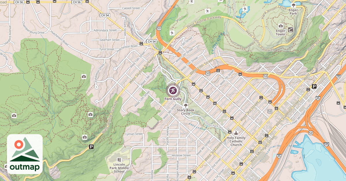 Map of Fern Gully