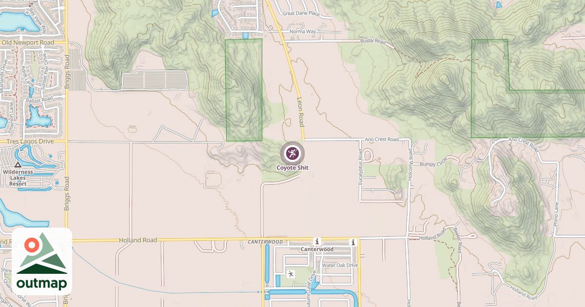 Map of Coyote Shit