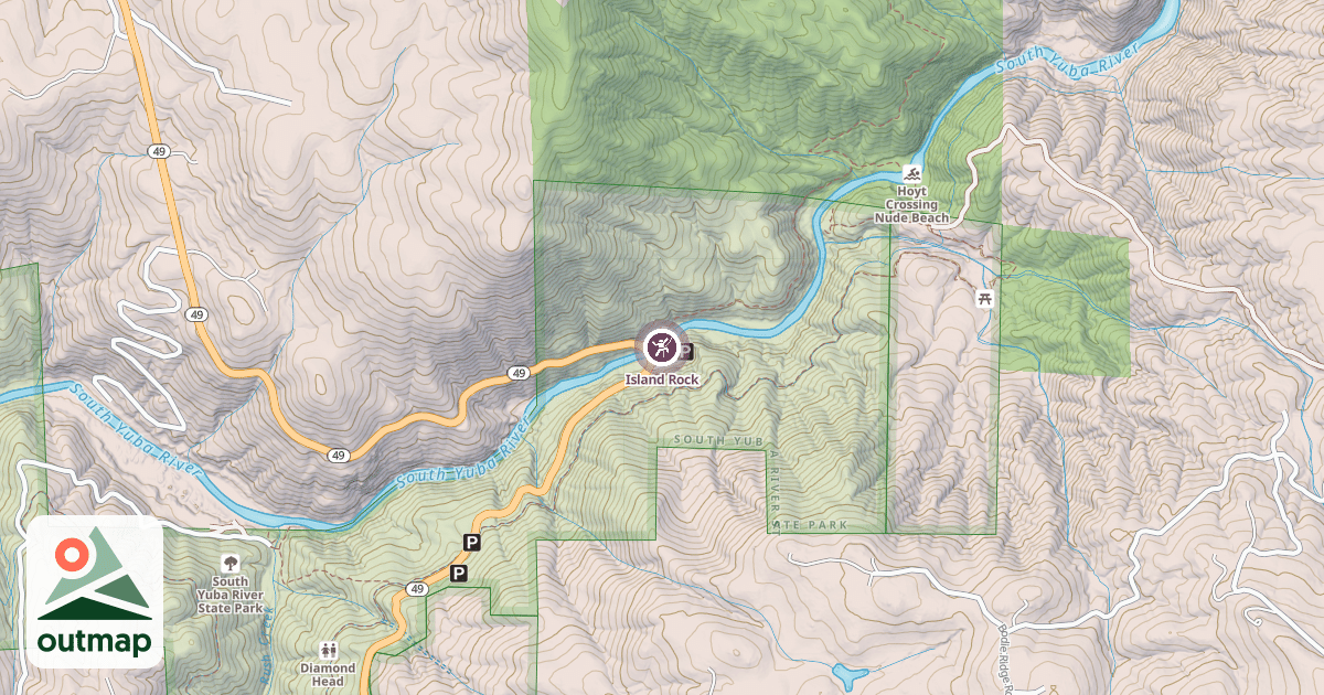 Map of Island Rock