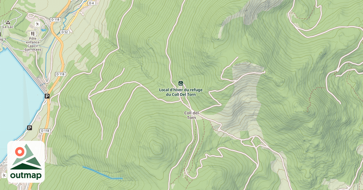 Map of Refuge du Col del Torn