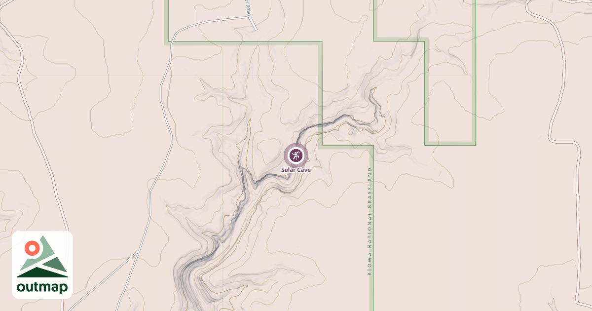 Map of Solar Cave
