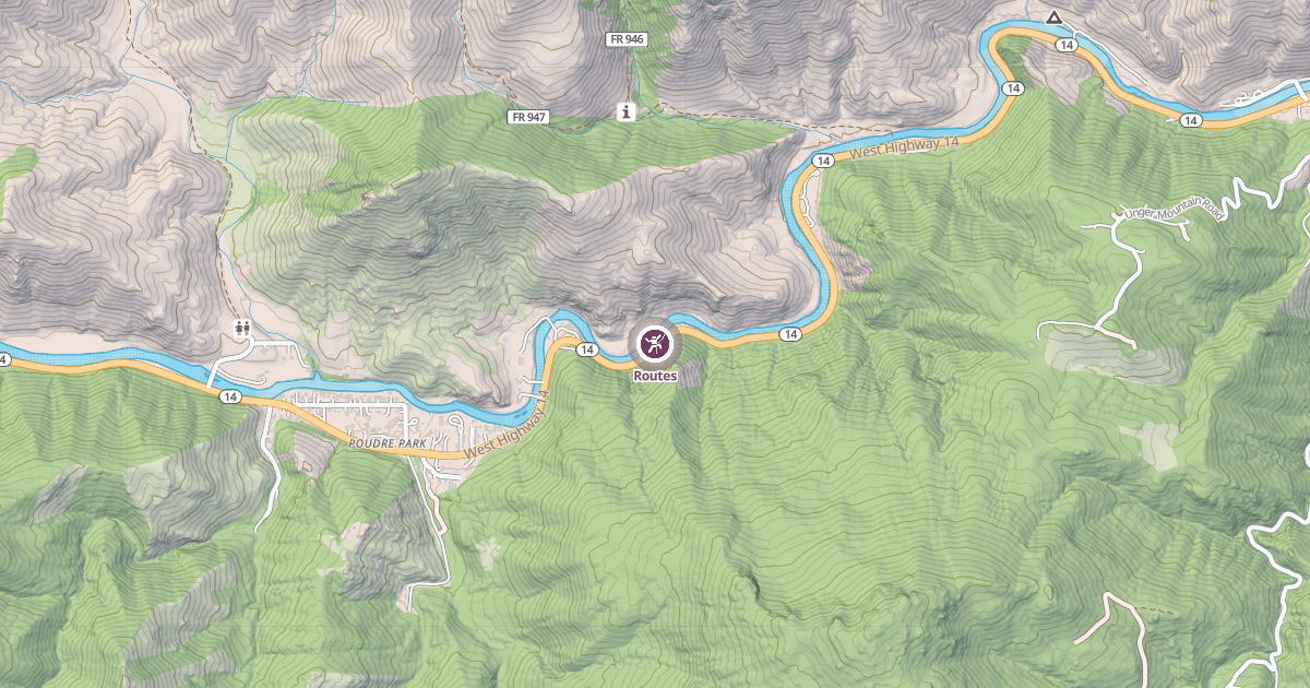 Map preview of Routes