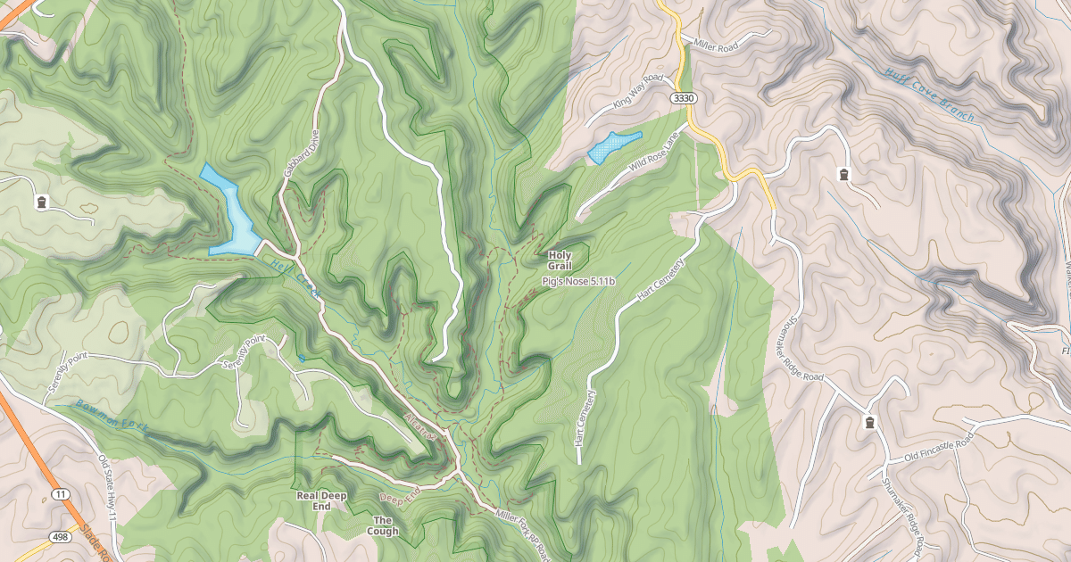 Map preview of Pig's Nose