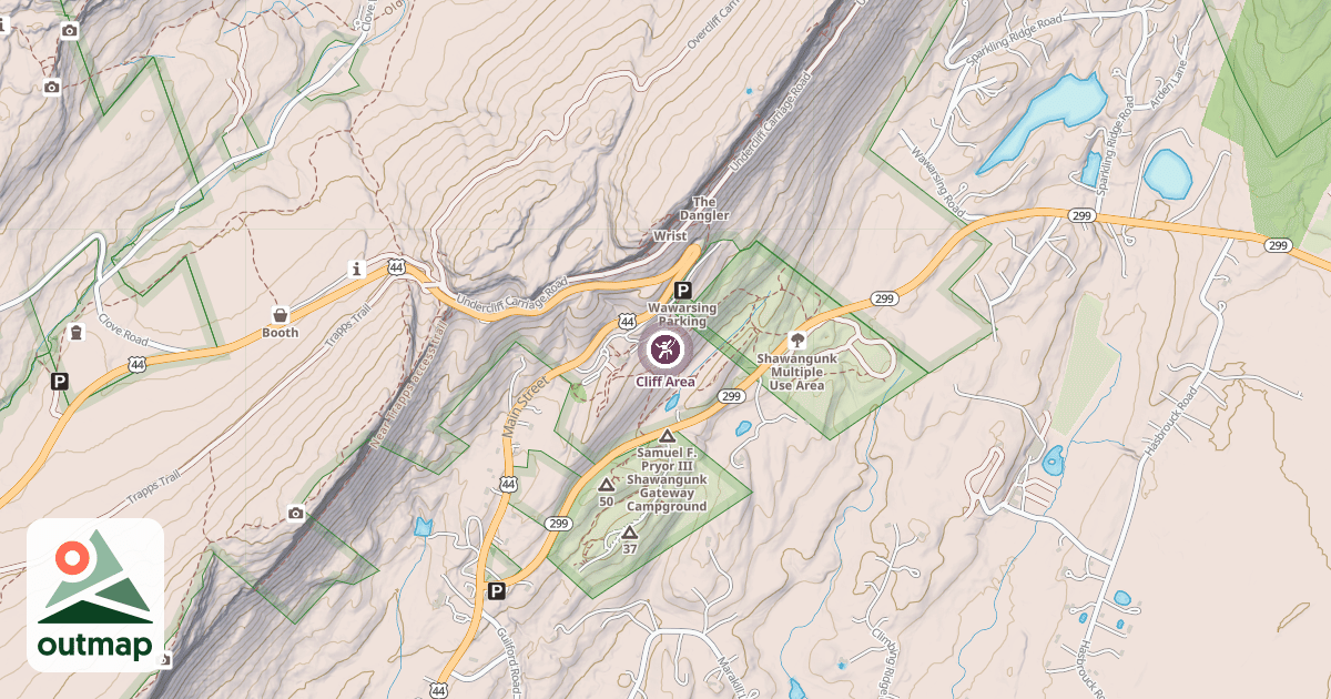 Map of Cliff Area
