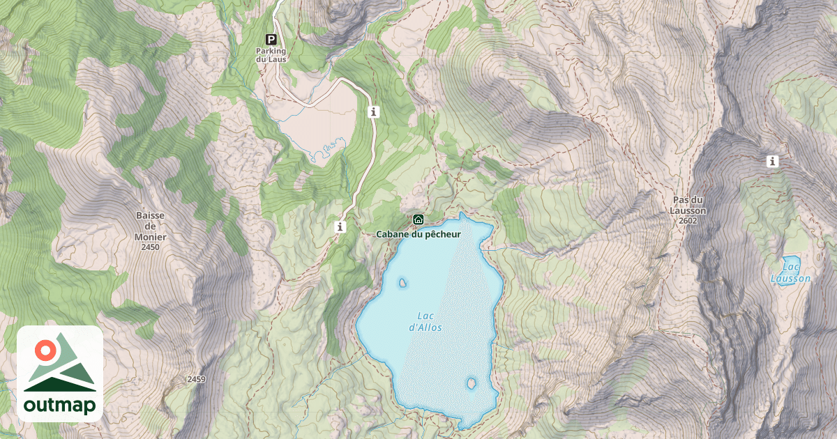 Map of Cabane du pêcheur