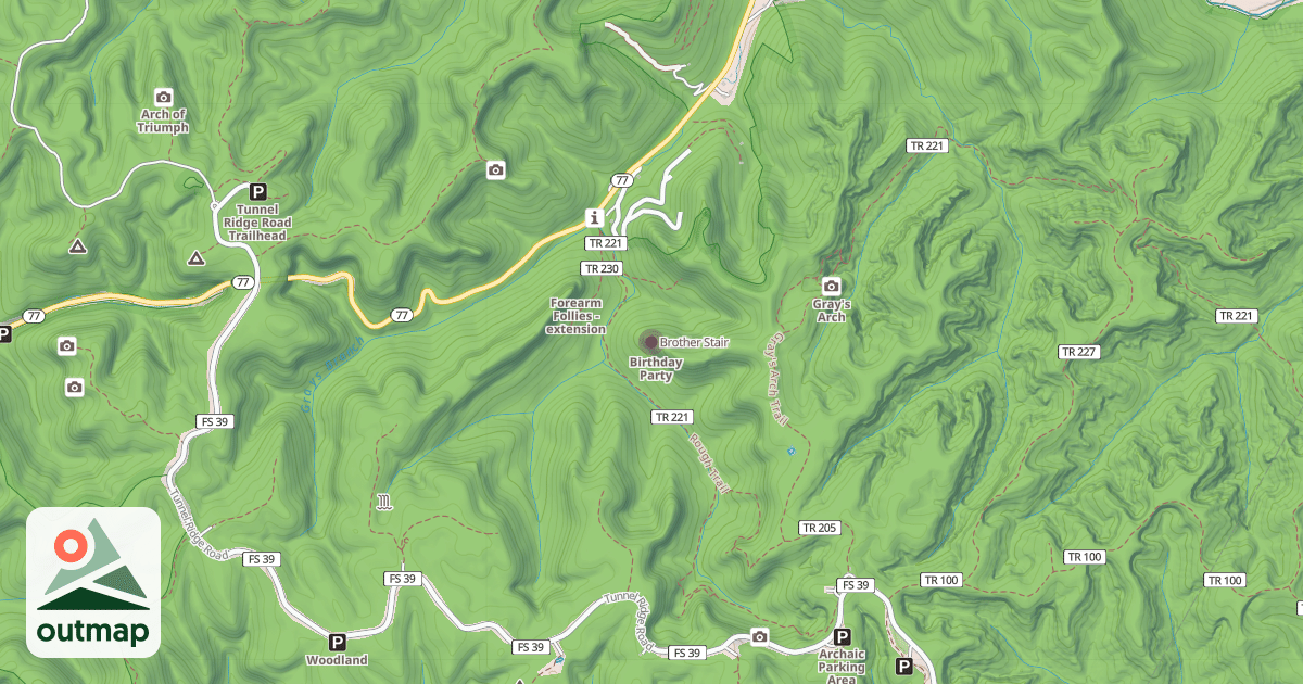 Map of Brother Stair