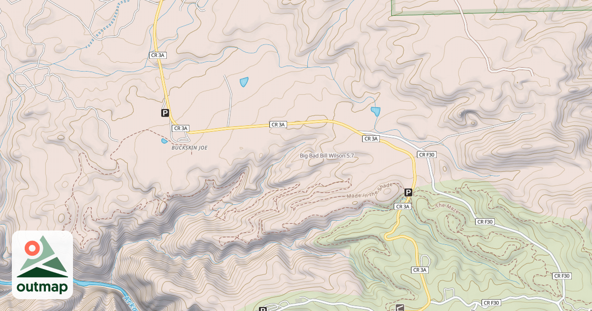 Map of Big Bad Bill Wilson