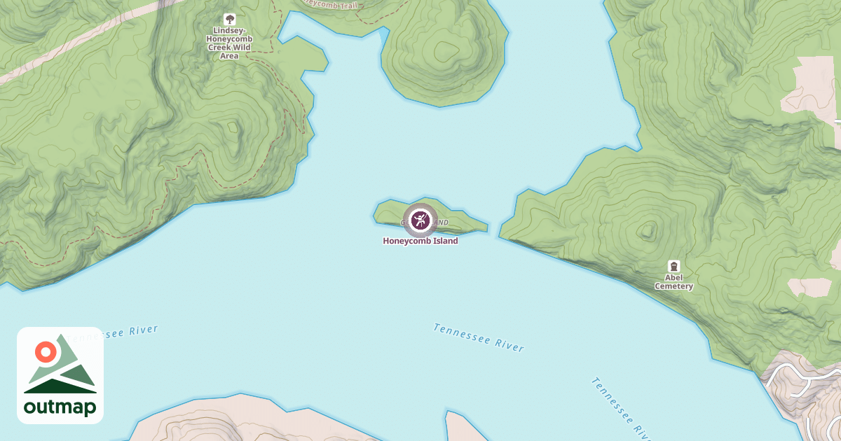 Map of Honeycomb Island