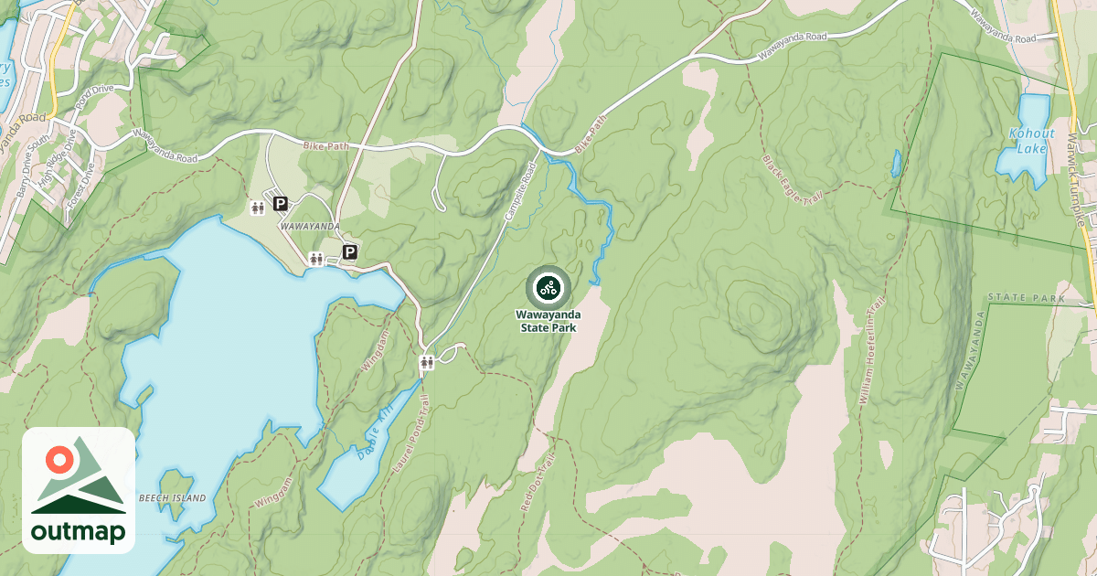 Map of Wawayanda State Park