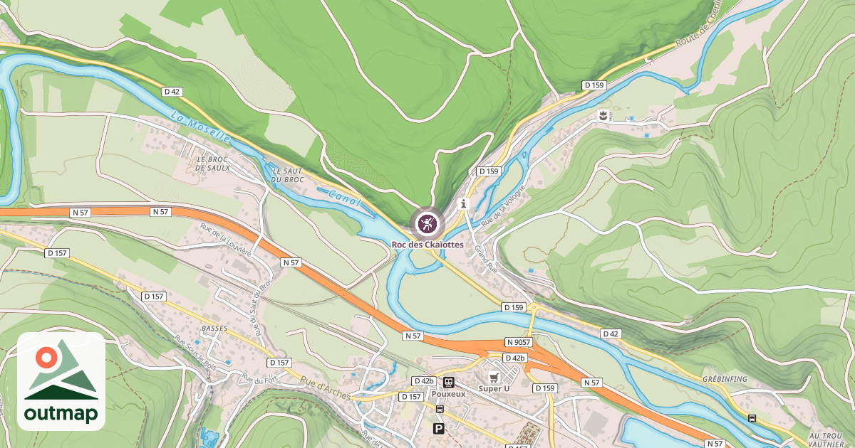 Map of Roc des Ckaïottes