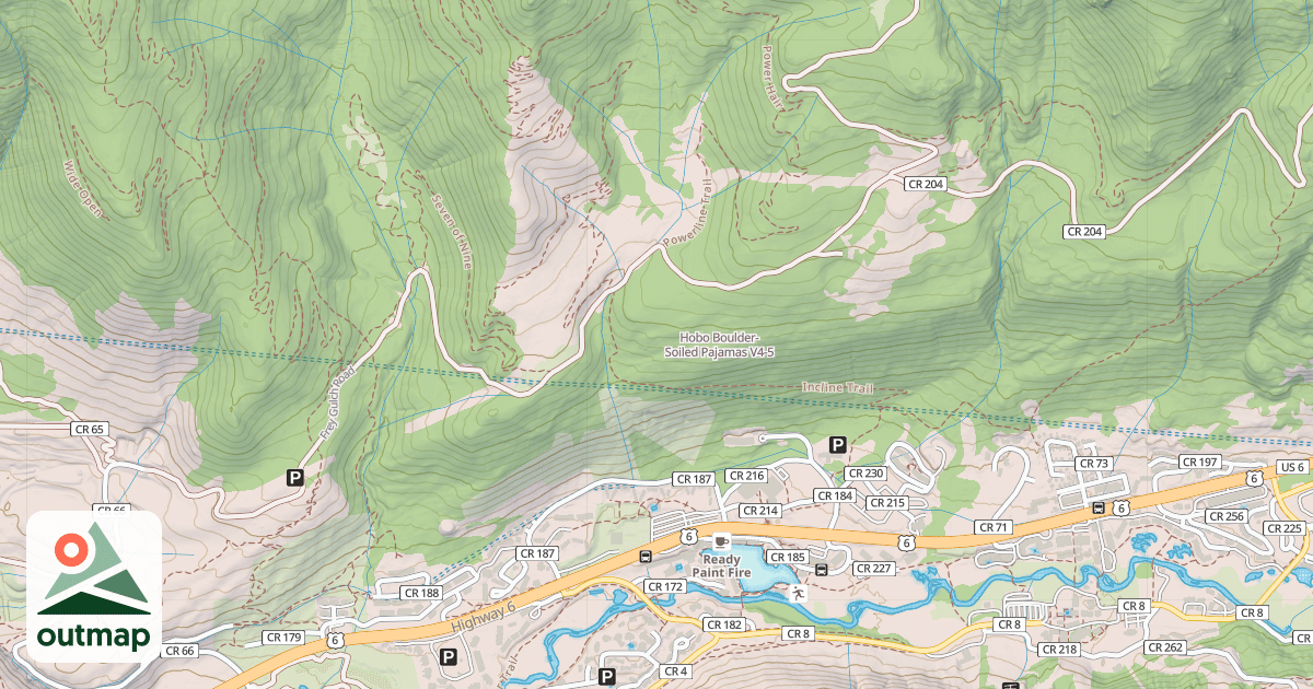 Map of Hobo Boulder-Soiled Pajamas