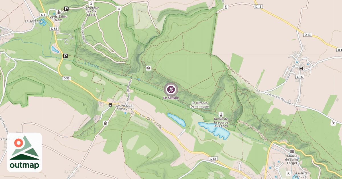 Map of Le Sessile