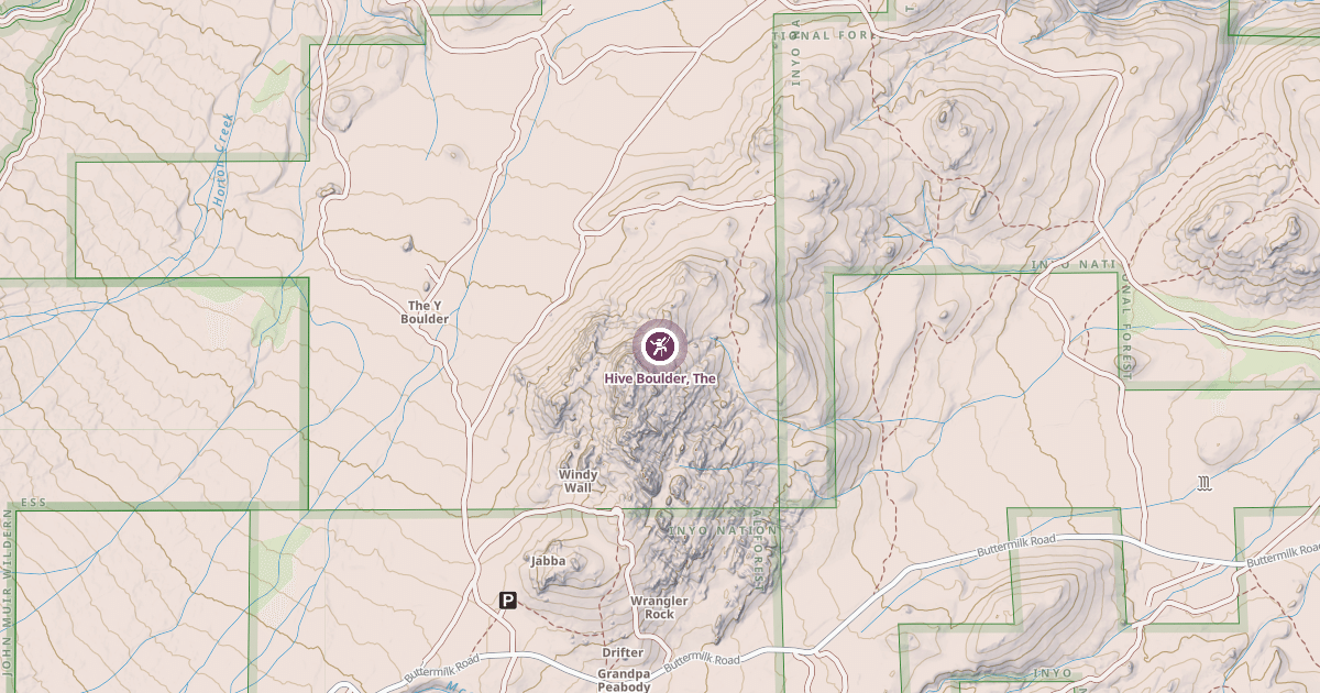 Map preview of Hive Boulder, The