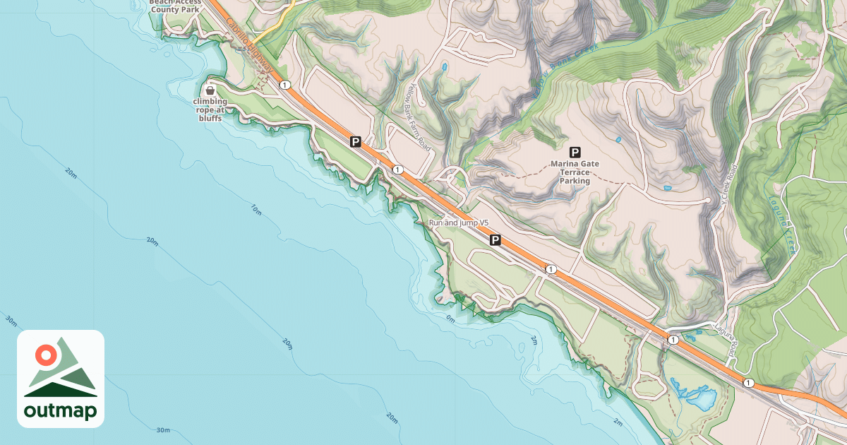 Map of Run and jump