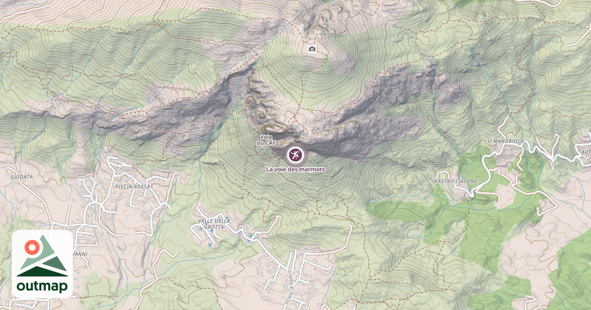 Map of La voie des marmots