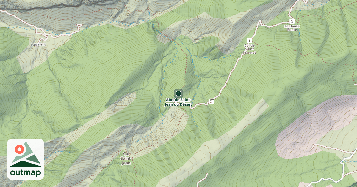Map of Abri de Saint-Jean du Désert