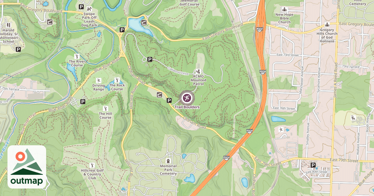 Map of Trail Boulders