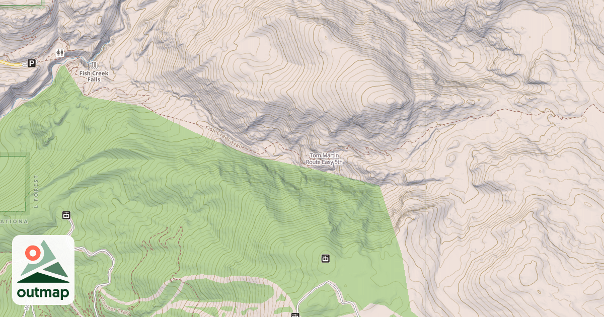 Map of Tom Martin Route
