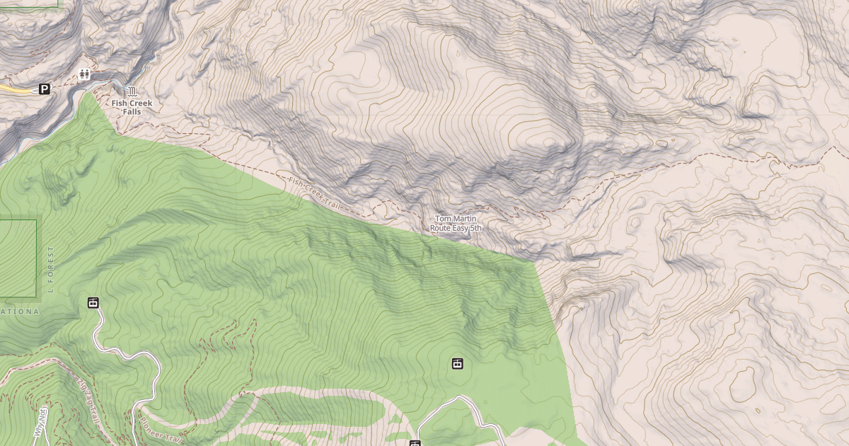 Map preview of Tom Martin Route