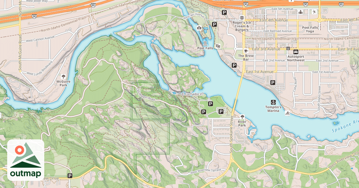 Map of El Luchador