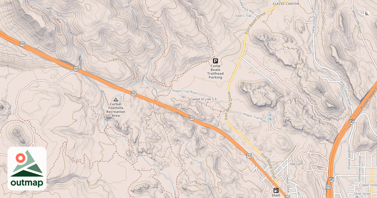 Map of Sweet N Low