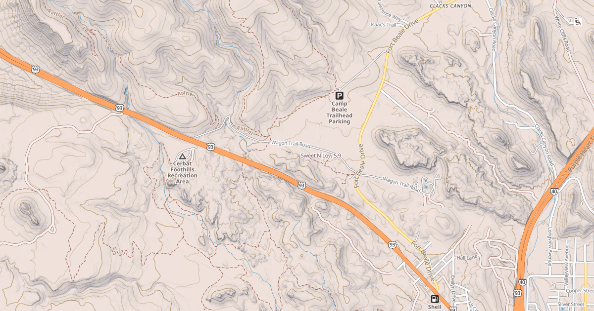 Map preview of Sweet N Low