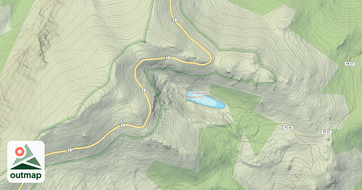 Map of Clan of the Cave Bears