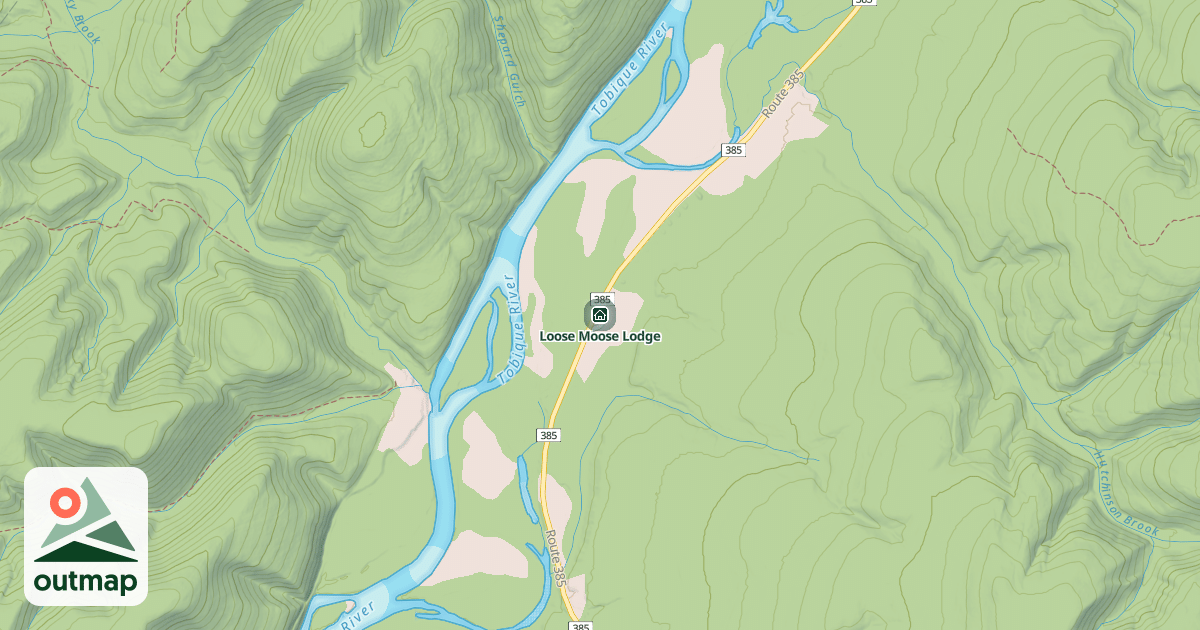 Map of Loose Moose Lodge