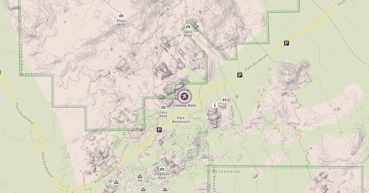 Map preview of Cowboy Rock